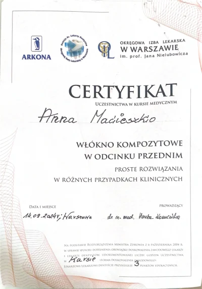 Szkolenie weterynaryjne - dr Anna Macieszko