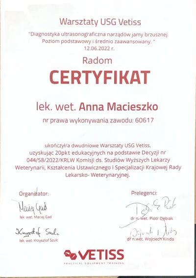 Ikona uslugi weterynaryjnej - klinika Kotee